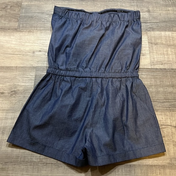 4 for $20 Hot & Delicious denim strapless romper size M - Picture 4 of 6